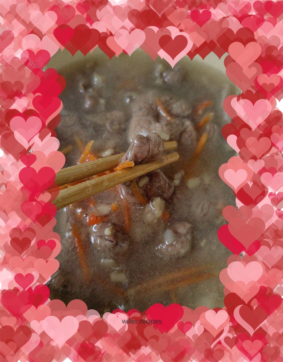 Carrot and Beef Soup