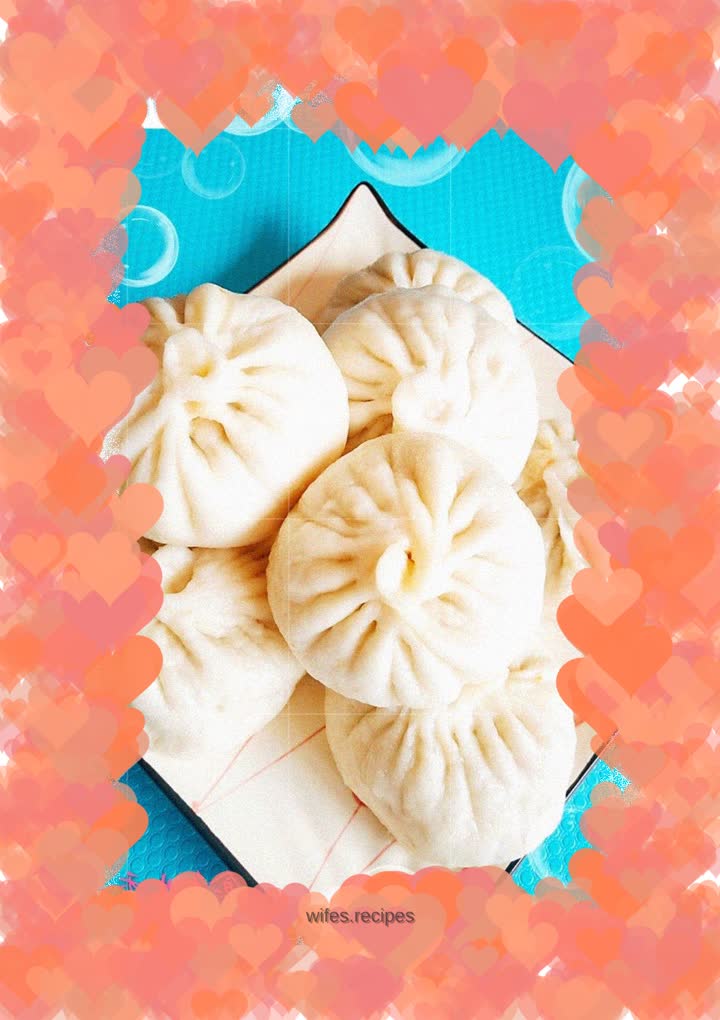 Steamed buns (with dough recipe)