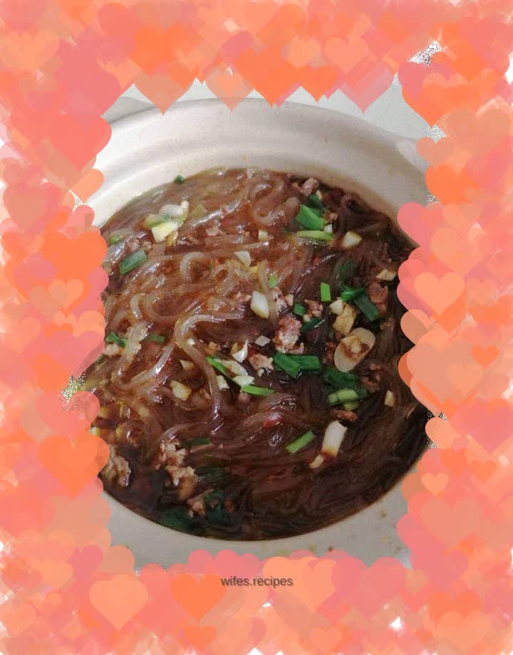 Clay pot vermicelli