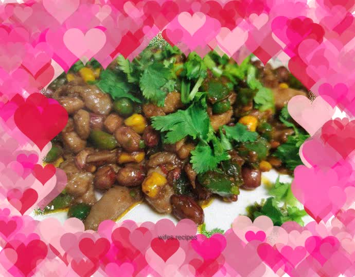 Really delicious—pork cubes in soy sauce