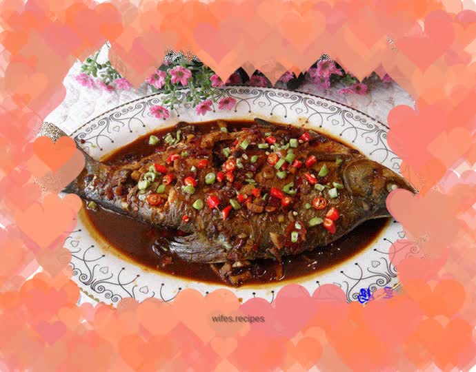 Dry roasted pomfret