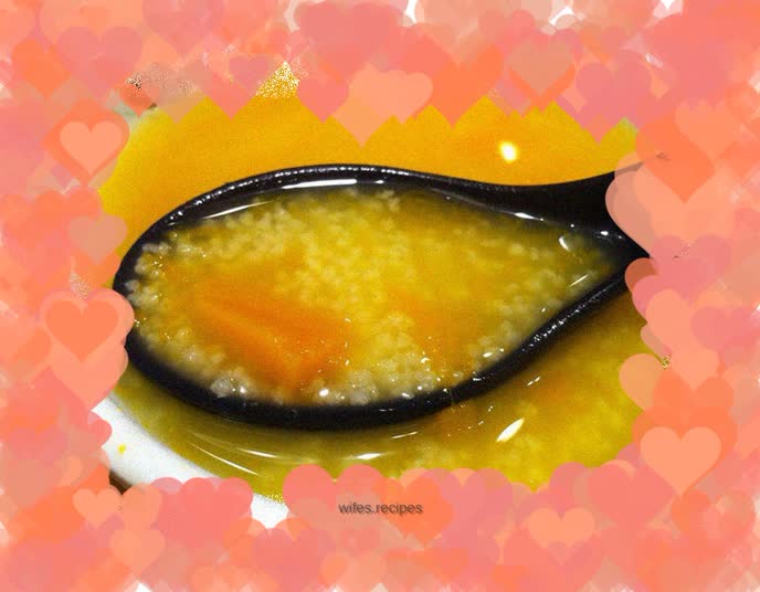 Autumn stomach-nourishing golden porridge