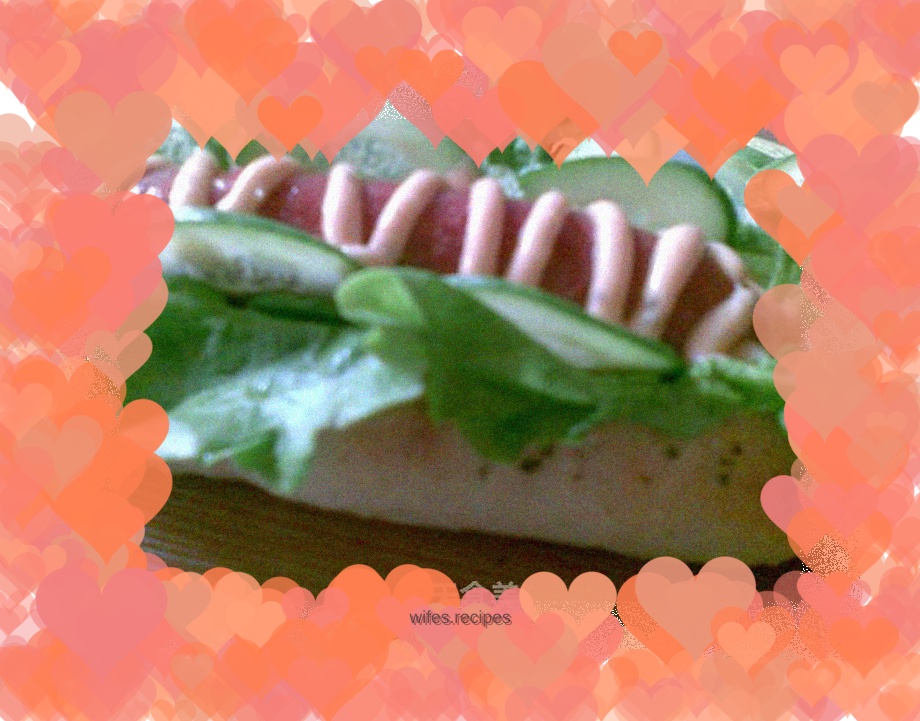 Flavored hot dogs made at home