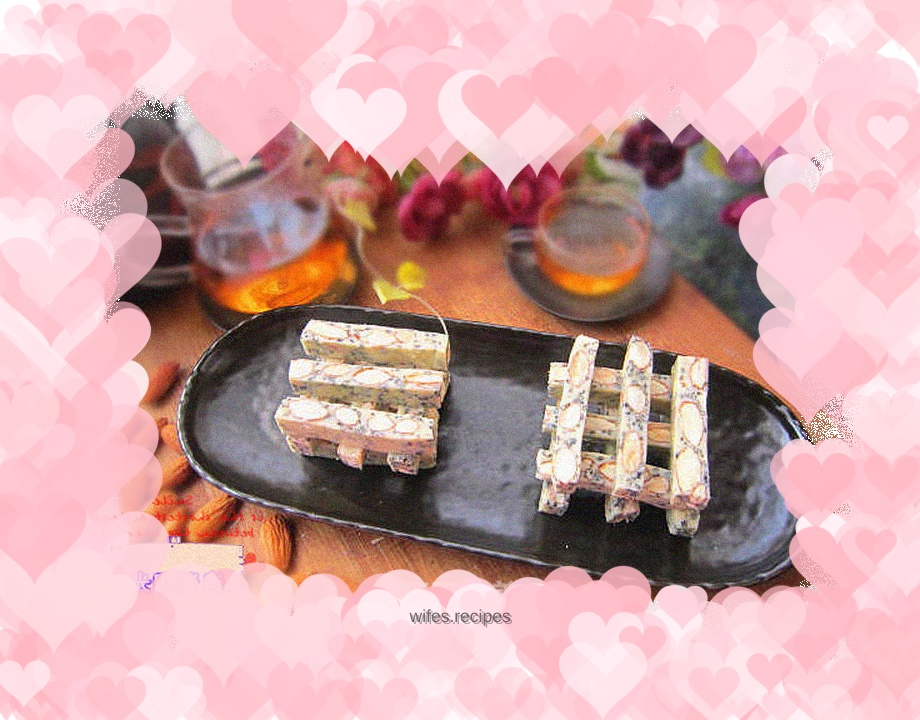 Black Sesame Almond Nougat