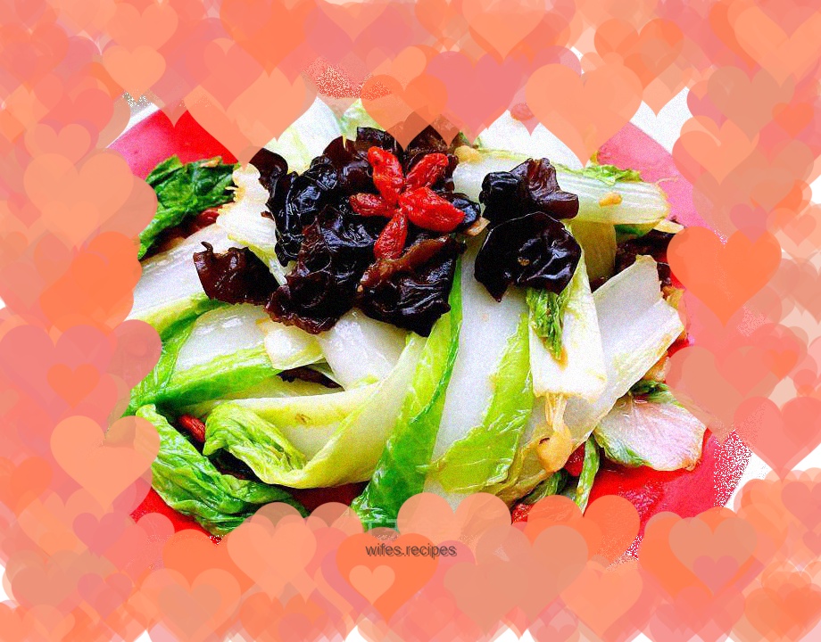 Stir-fried baby cabbage