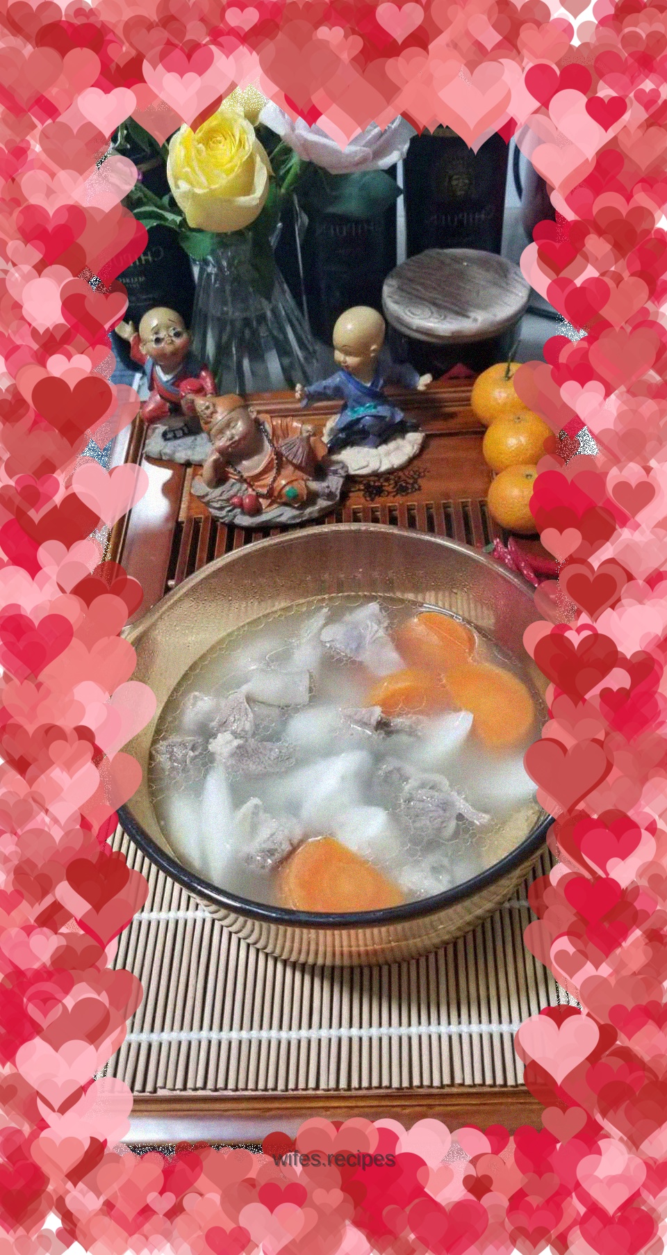 Heart-protecting meat and yam pot