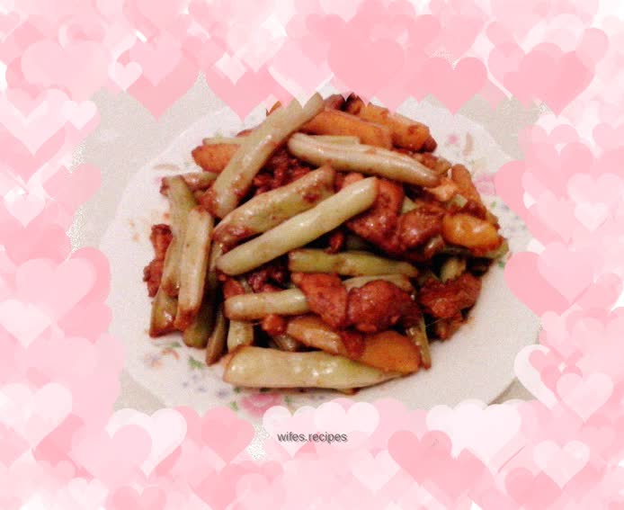 Braised white beans with soy sauce