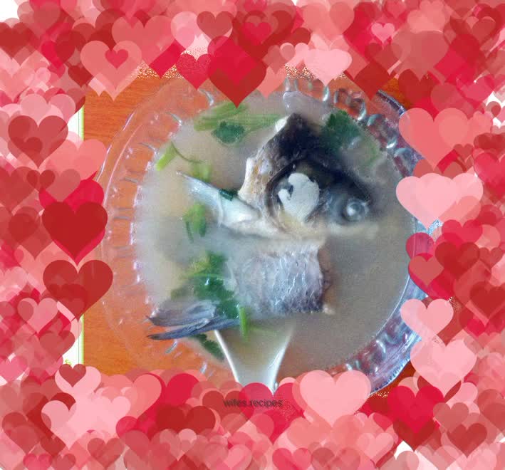 Delicious fresh fish soup