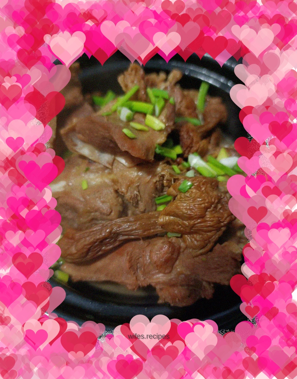 Braised goose with Agaricus blazei mushroom