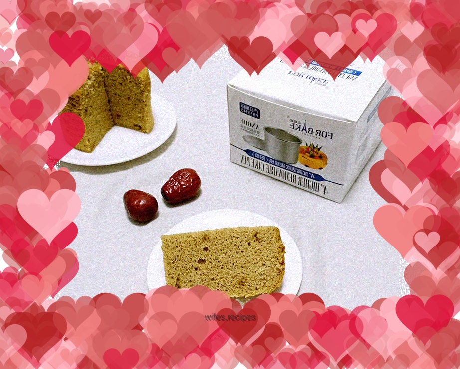 Red Date Chiffon (French Bakery 4-inch Heightened Round Mold)