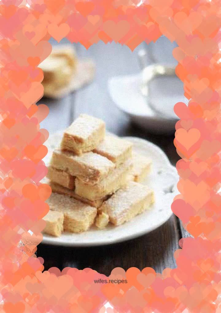 [Tomato recipe] Shortbread (shortbread biscuits) - biscuits that are so crispy that you dare not touch them