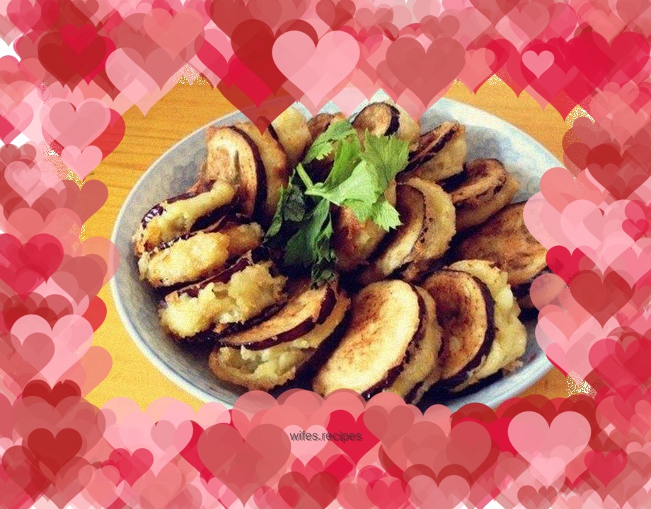 Fried potato and eggplant box