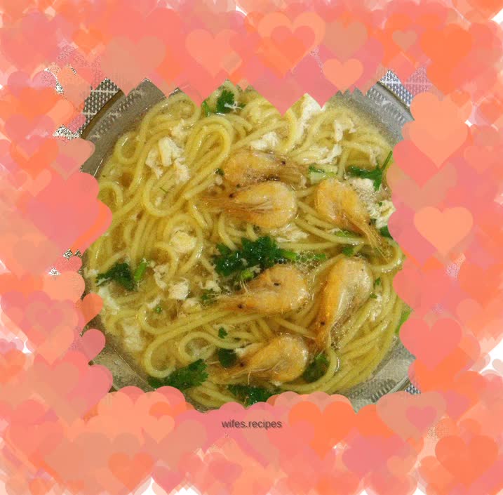 Shrimp Hot Soup Corn Noodles