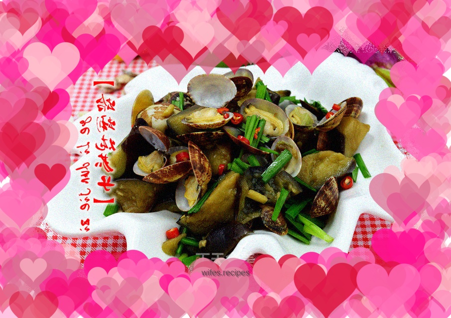 【Clam Stewed Eggplant】--A perfect example of the perfect combination of vegetables and seafood