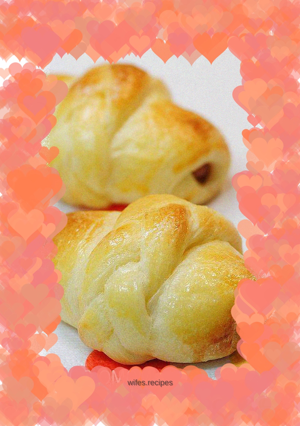 Sausage rolls with pigtails