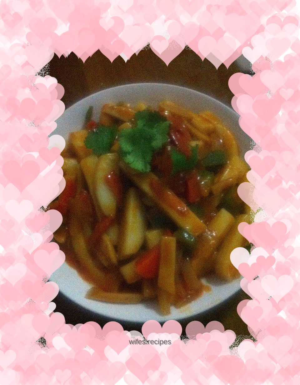 Korean spicy stir-fried rice cake recipe