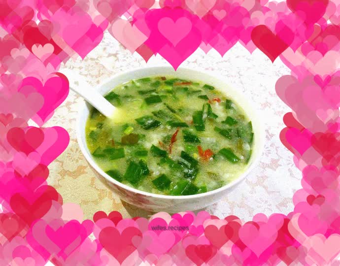 Special soup mixed with syrup