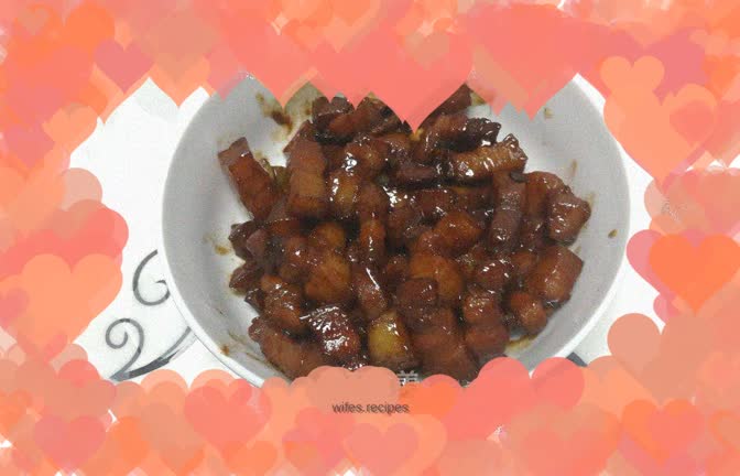 Brown sugar braised pork