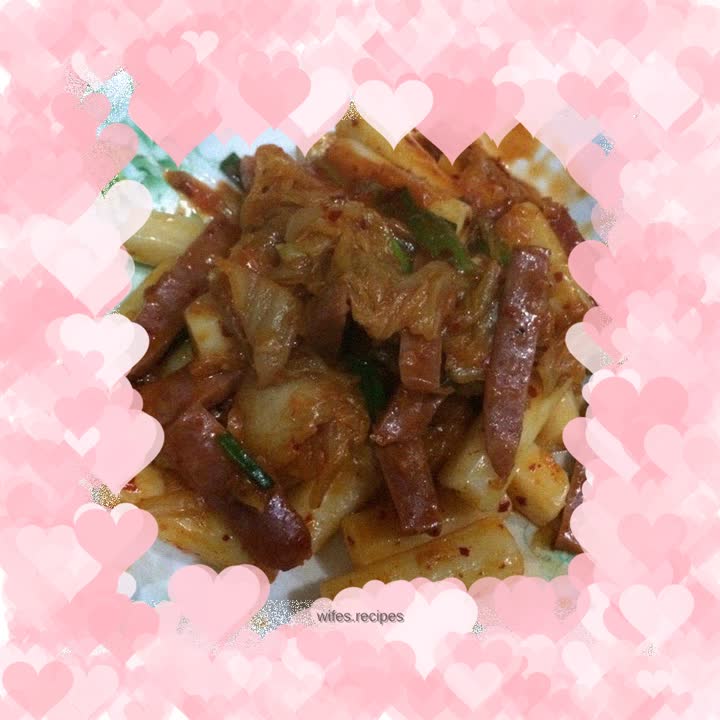 Kimchi Spicy Rice Cake