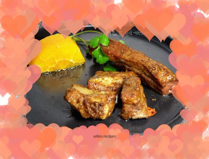 Vegetable grilled lamb chops