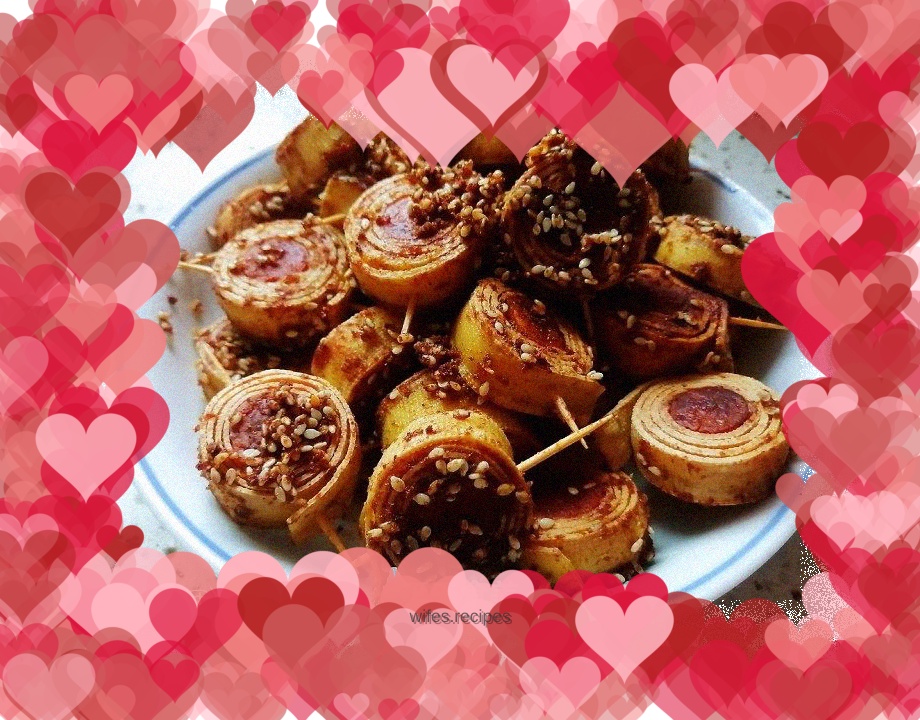 Spring seasonal delicacies - tofu skin rolls