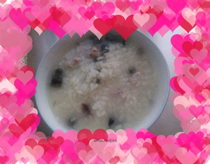 Preserved egg and lean meat porridge