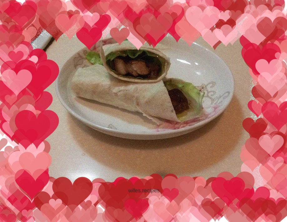 Korean Stir-fried Pork Belly with Burrito