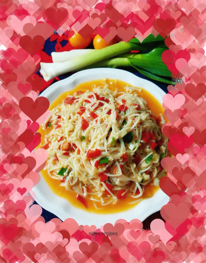 Chopped Pepper Enoki Mushroom