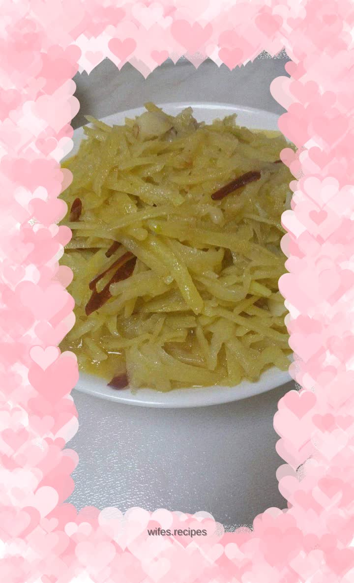 Fried shredded potatoes