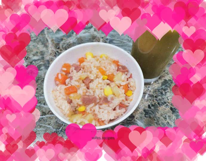 Lazy man stewed rice