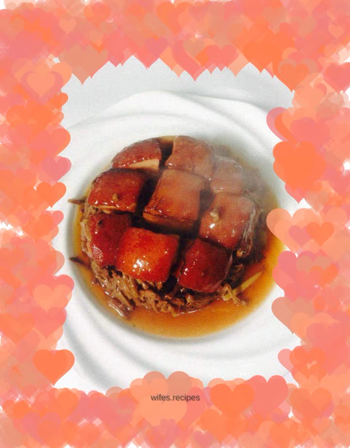 Dried beans and pork belly