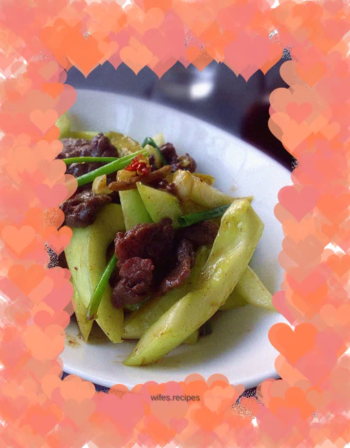 Stir-fried Beef and White Melon