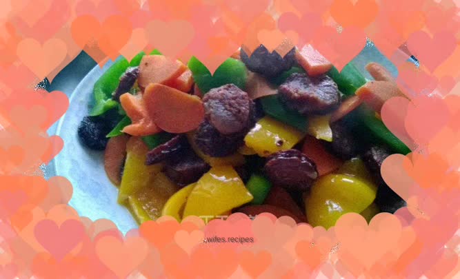 Colorful Spicy Sausage