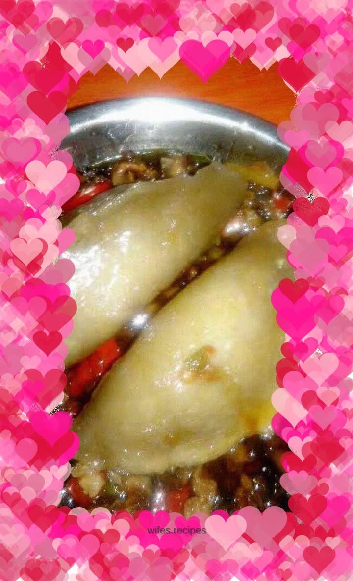 Sweet potato flour dumplings, delicious