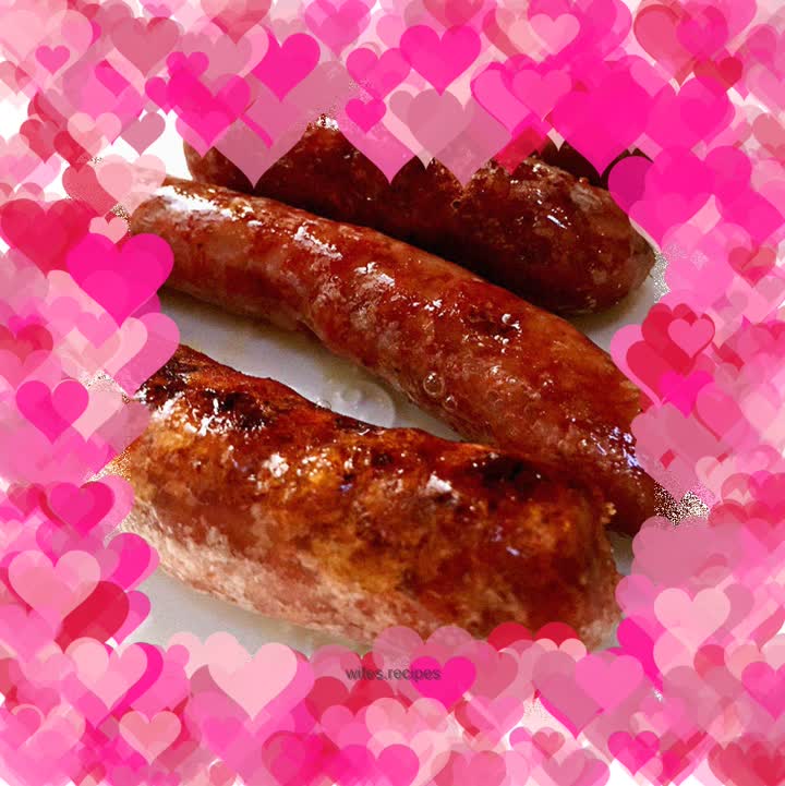 Homemade children's sausage