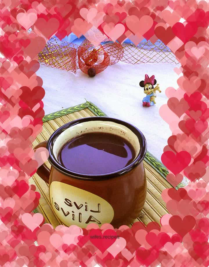 Red dates and black rice paste