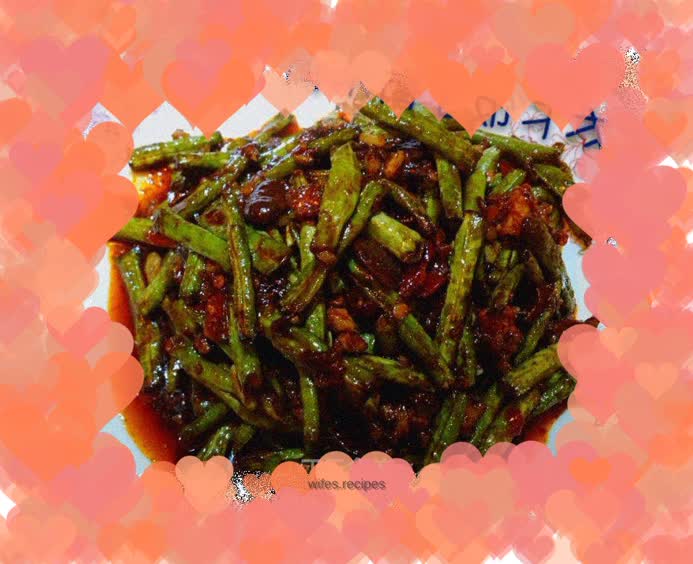 Stir-fried green beans