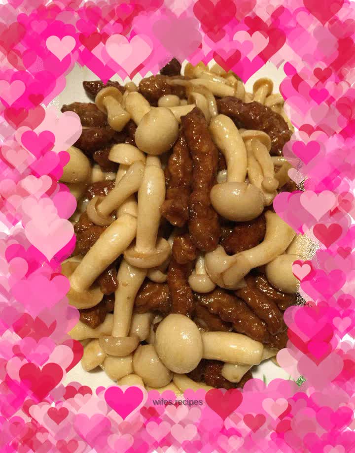 "Crispy Pork Tenderloin Braised with White Jade Mushrooms"!