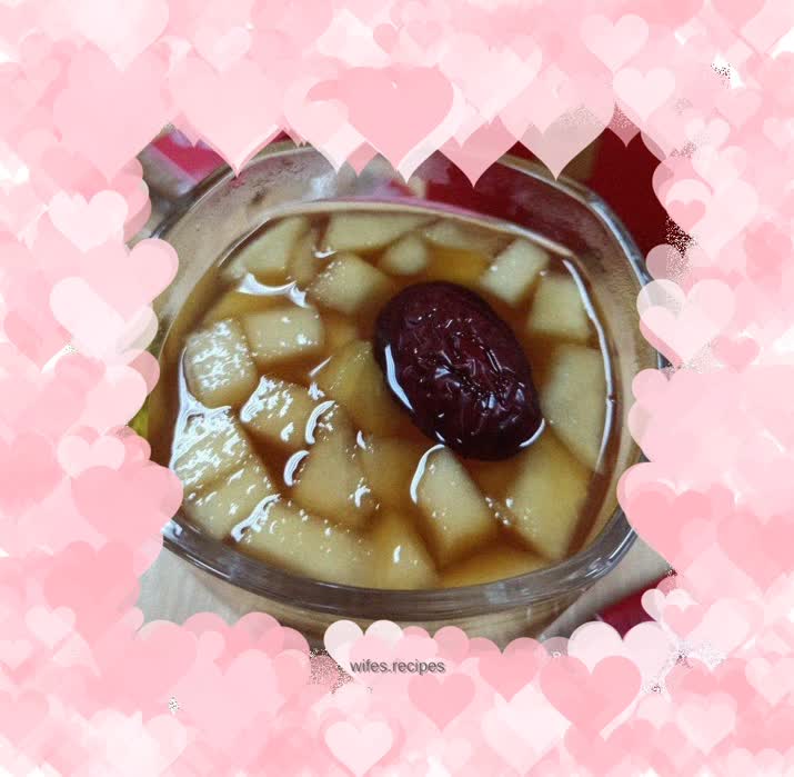 Apple red dates boiled black tea