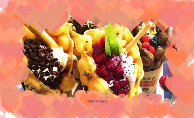 How to make smooth and crispy egg waffles