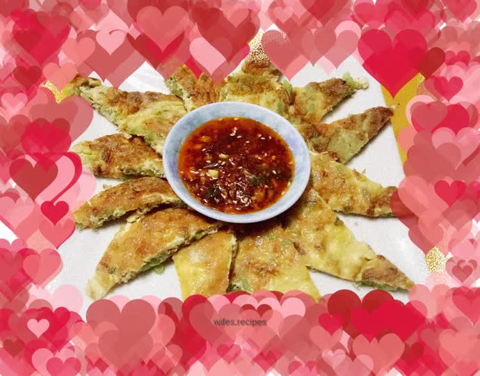 Sweet Potato Stem Egg Pancake