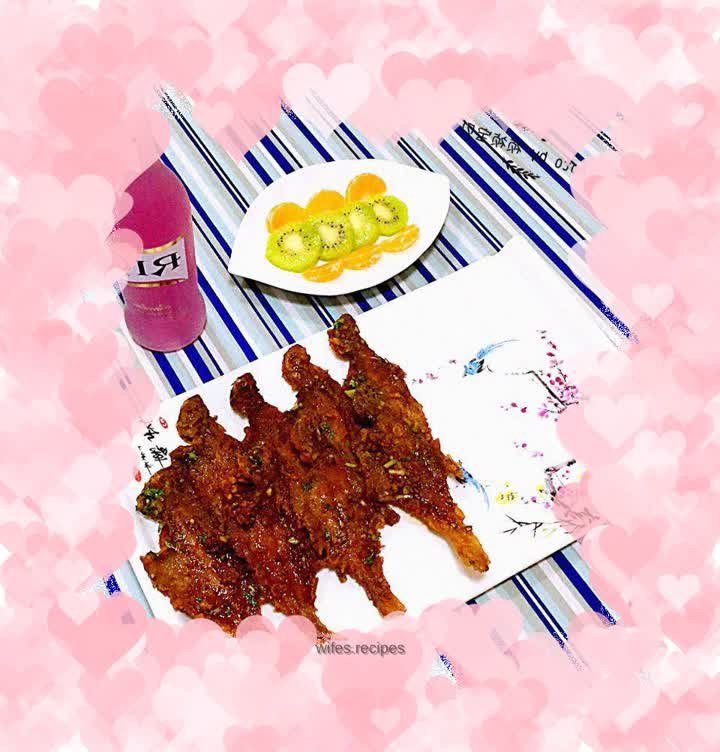 Crispy fish with fresh sauce