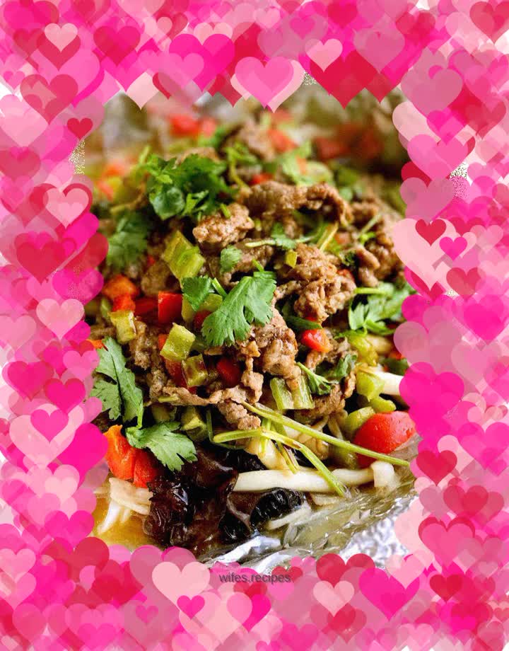 Double pepper foil beef