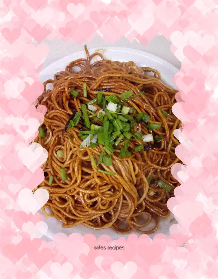 Scallion oil noodles