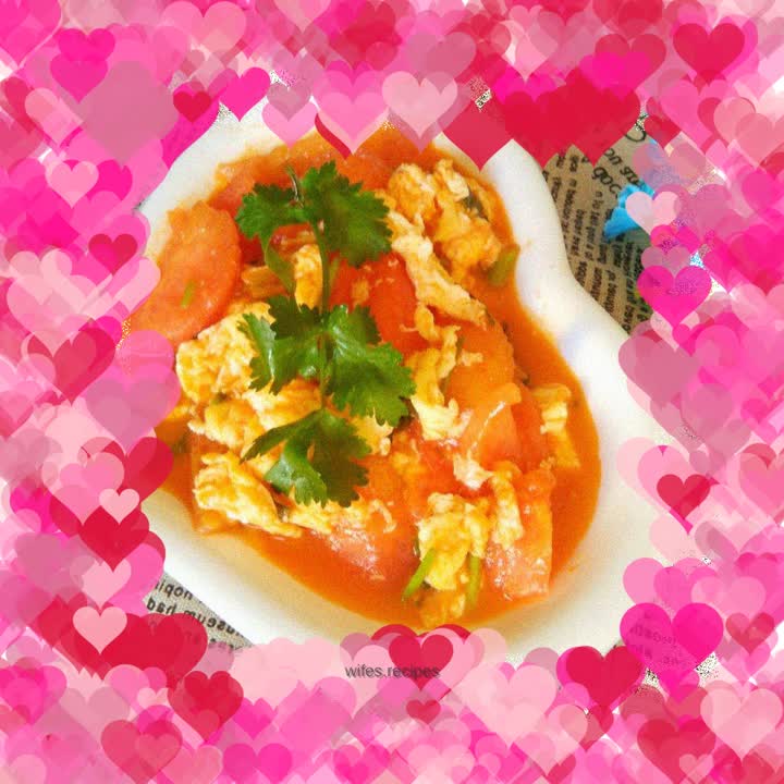 Scrambled eggs with tomatoes