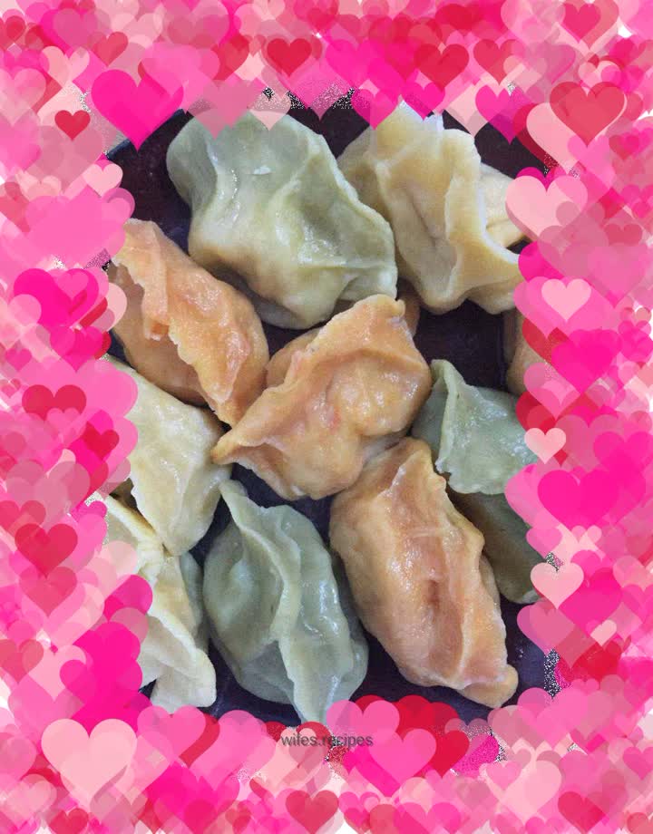 Colorful dumplings