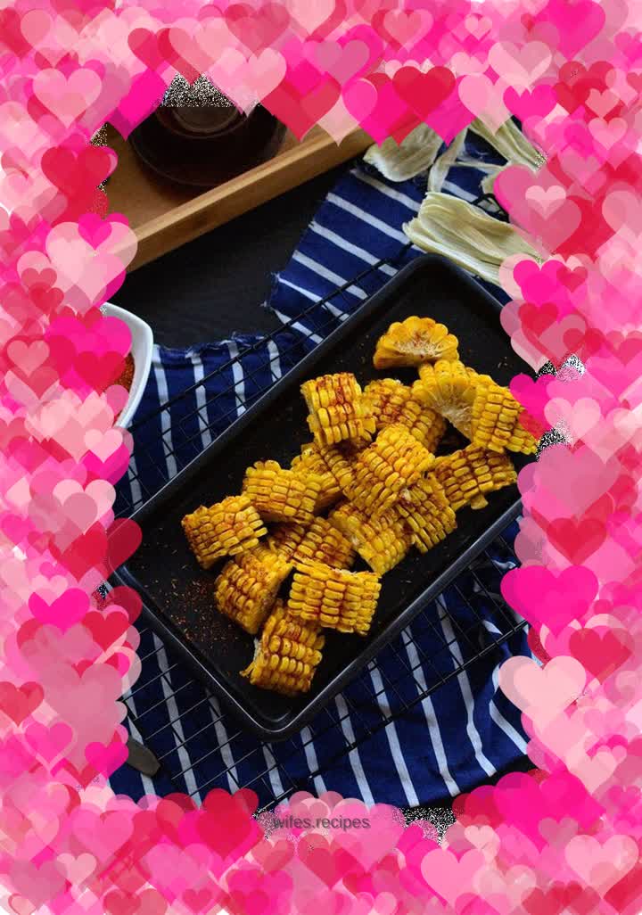 Grilled tender corn