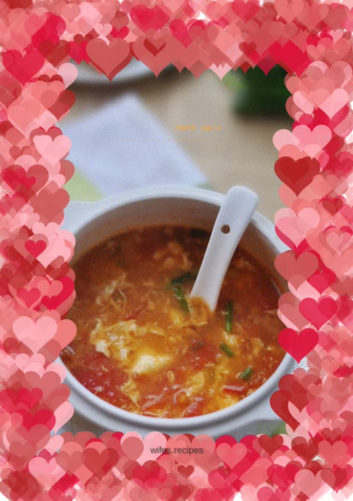 Tomato and Egg Drop Soup