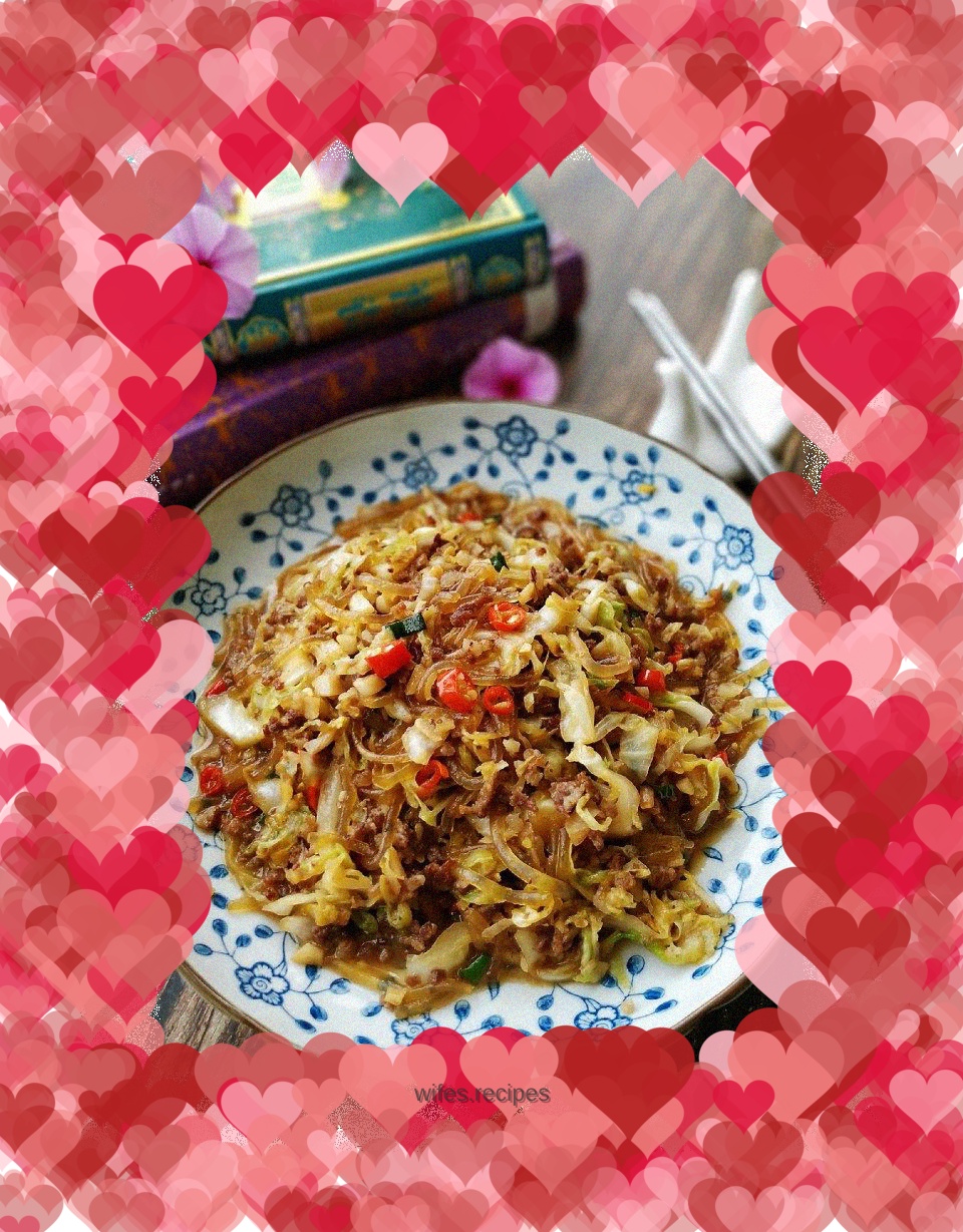 Minced Pork Vermicelli with Baotou