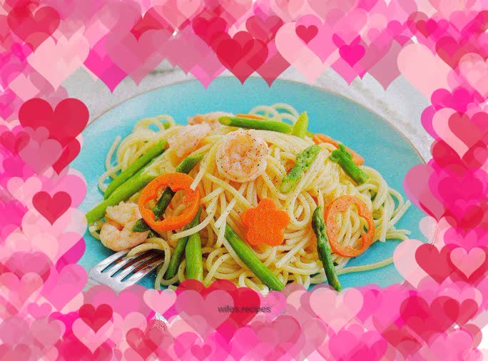 Shrimp and Asparagus Pasta